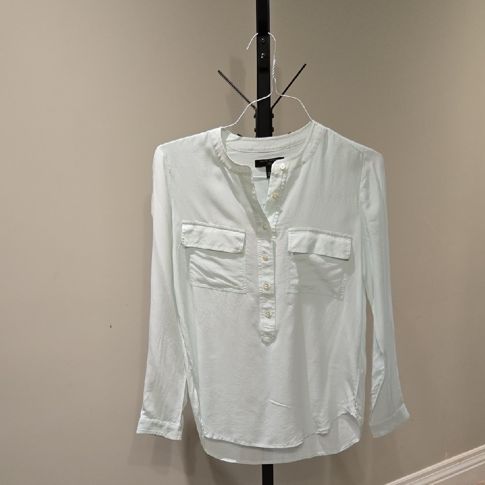 Banana Republic Light Cream Button-Down Shirt